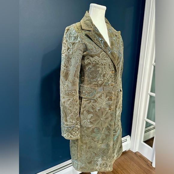 Johnny Was / Two Ten Ten Five Embroidered Duster Coat, Size XS - Picture 7 of 15
